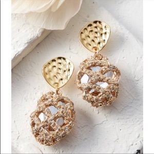 Soft surroundings crochet beach earring